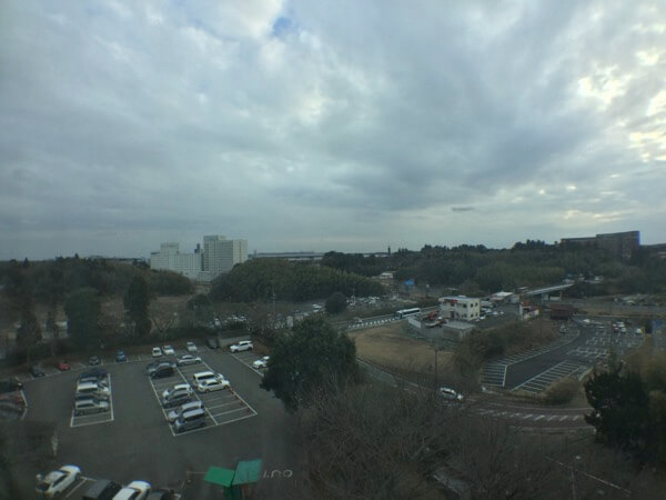 ホテル日航成田からの眺め